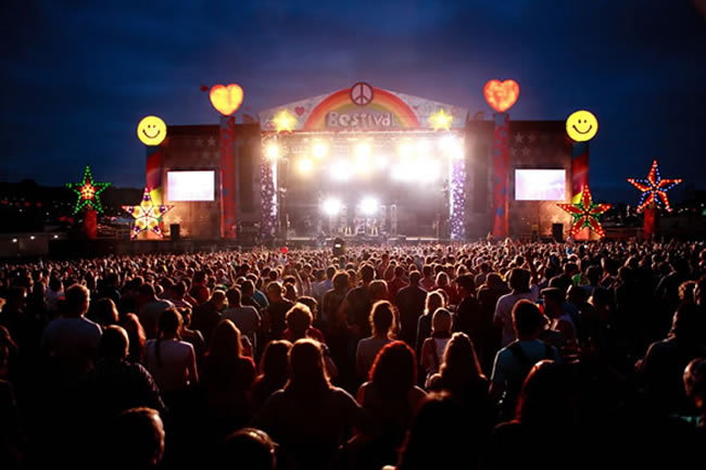 Bestival stage