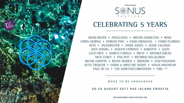 Sonus 2017 lineup poster