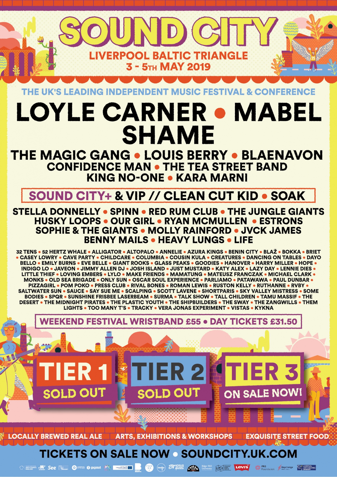Liverpool Sound City lineup poster