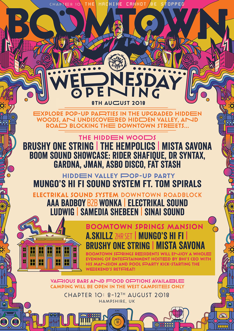 Boomtown Wednesday opening
