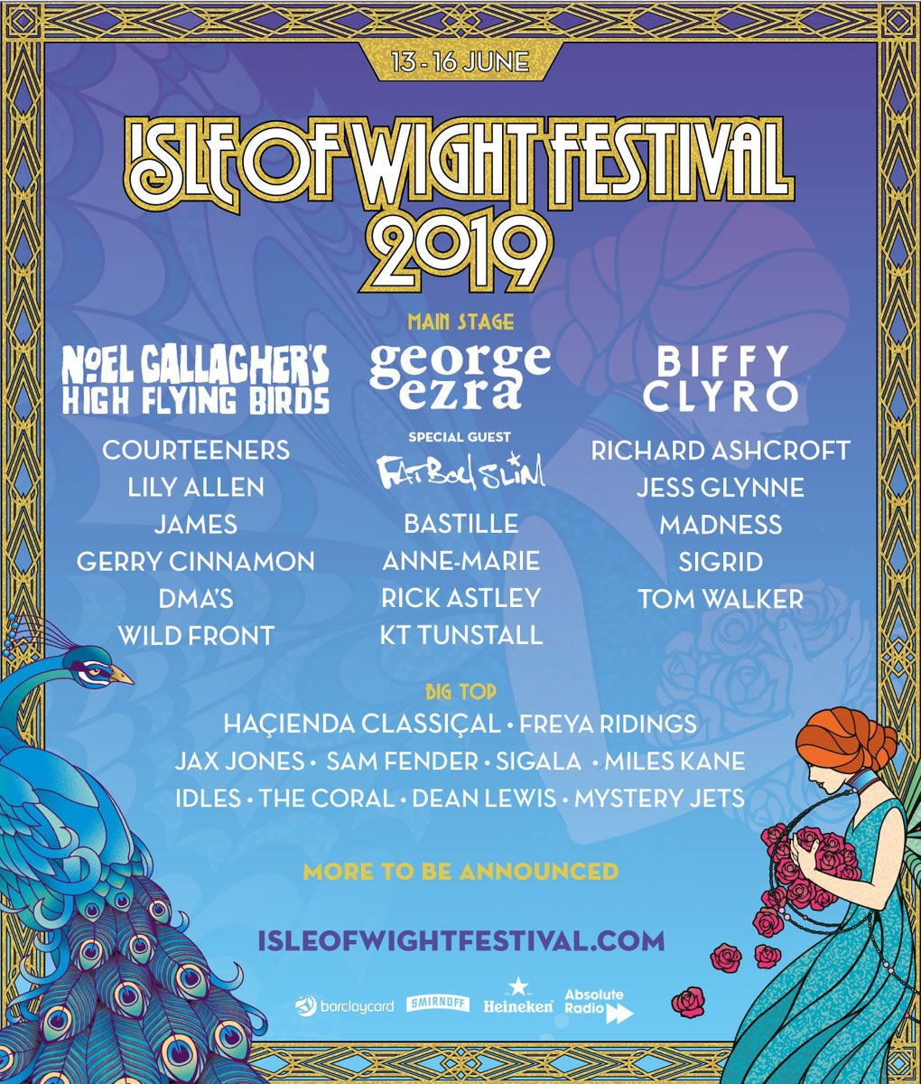 Isle of Wight lineup poster