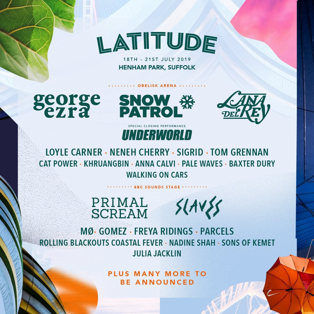 Latitude lineup poster